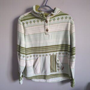 Levitate Australia Women's Baja Pullover Fleece Waffle Size Small Mint/Green